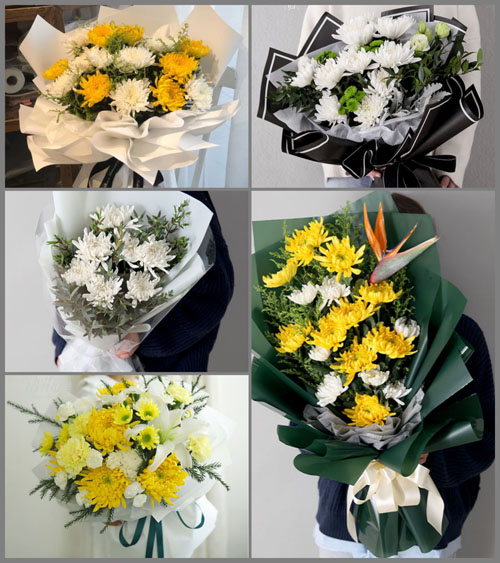 广东肇庆市鼎湖区永安镇苍南村白事花束代送